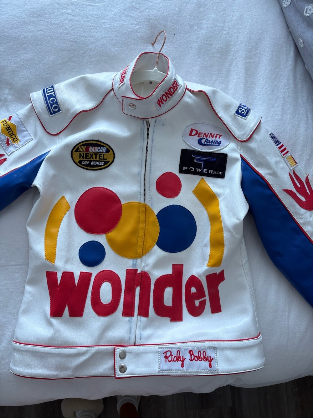 Carley/Ricky Bobby Halloween Costume Leather jacket - Talladega Nights